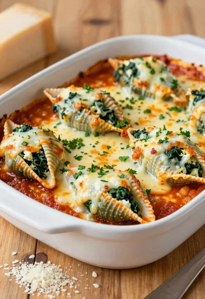 18 Easy Gluten-Free Italian Recipes (Celiac-Friendly Meals) - 6. Spinach and Ricotta Stuffed Shells 1
