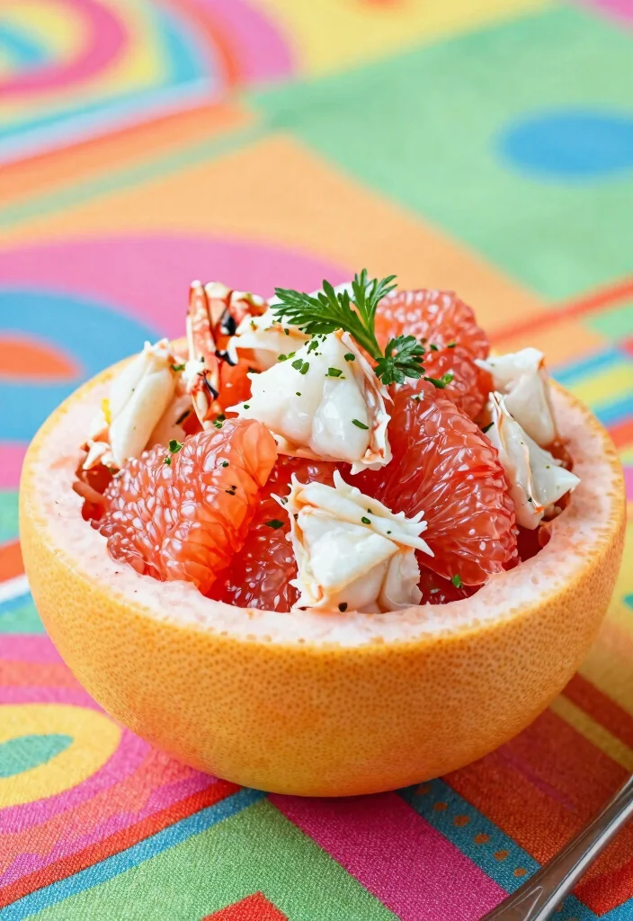 18 Easy Japanese Crab Salad Recipes for Seafood Lovers - 10. Grapefruit Crab Salad 1