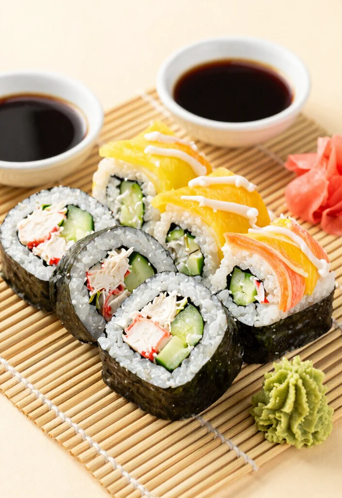 18 Easy Japanese Crab Salad Recipes for Seafood Lovers - 16. Crab Salad Sushi Rolls 1