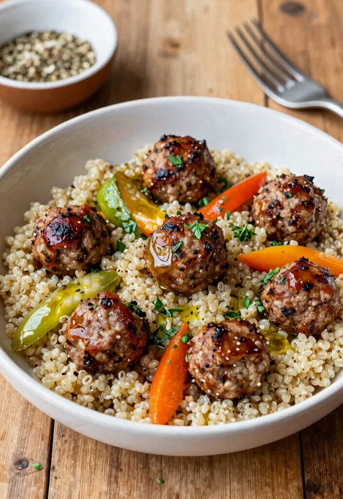 18 Easy & Versatile Italian Sausage Meatball Recipes for Meal Prep - 4. Italian Sausage Meatballs with Quinoa 1