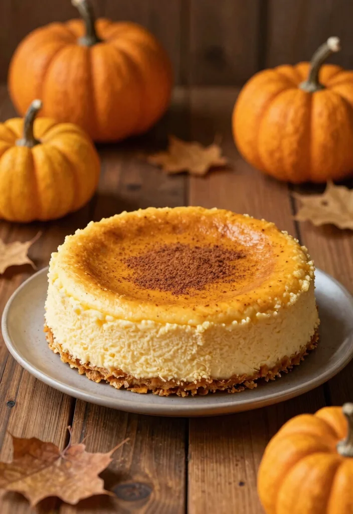 18 Fluffy Japanese Cheesecake Recipes (Melt-in-Your-Mouth) - 13. Pumpkin Spice Japanese Cheesecake 1