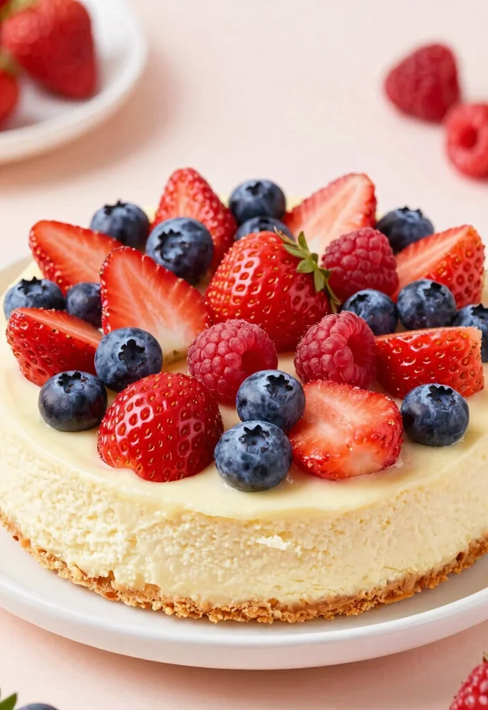 18 Fluffy Japanese Cheesecake Recipes (Melt-in-Your-Mouth) - 9. Berry Medley Japanese Cheesecake 1