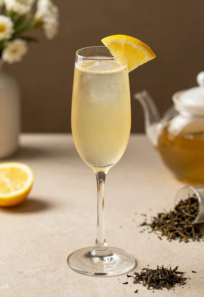 18 French 75 Cocktail Recipes for Sparkling Celebrations - 10. Earl Grey French 75 1