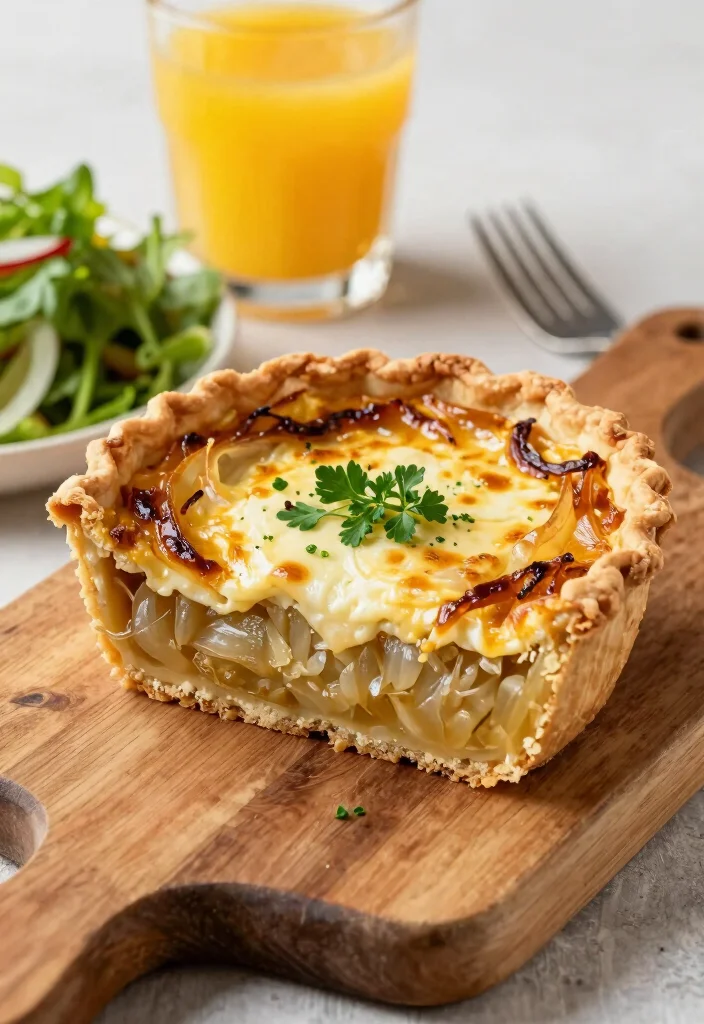 18 French Onion Soup Pasta Recipes You Need to Try - 12. French Onion Soup Quiche 1