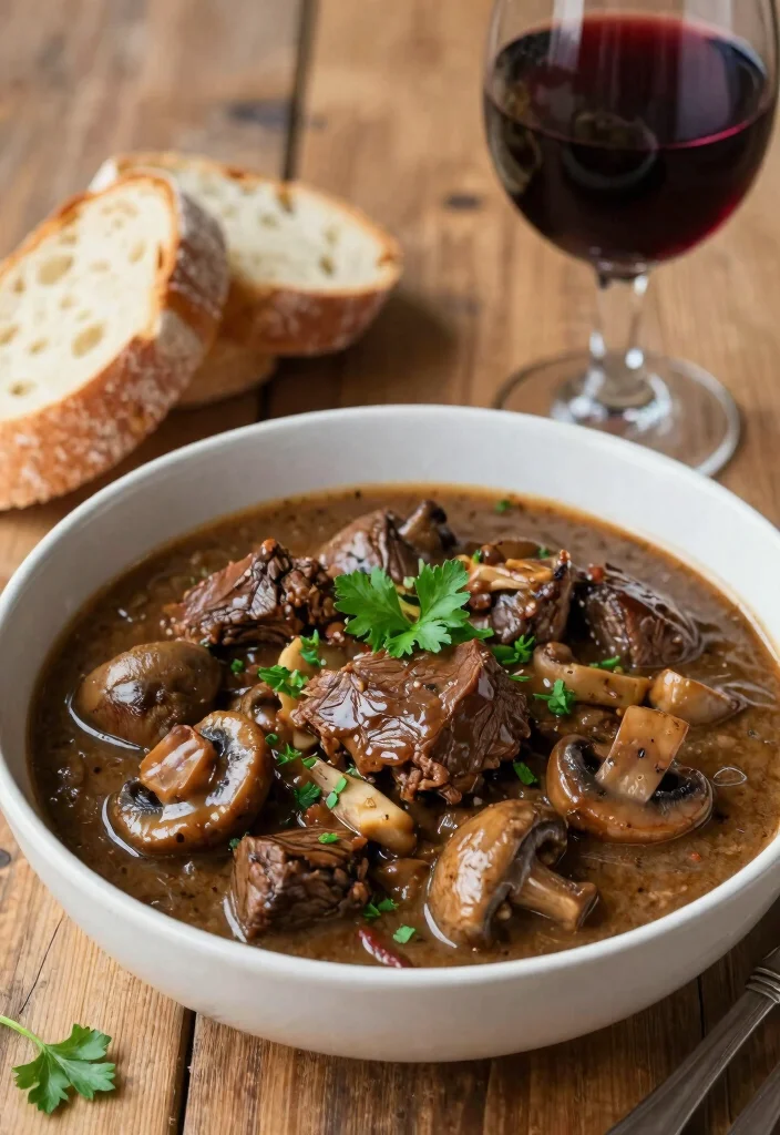 18 French Recipes for Dinner (From Quick to Fancy) - 4. Beef Bourguignon 1