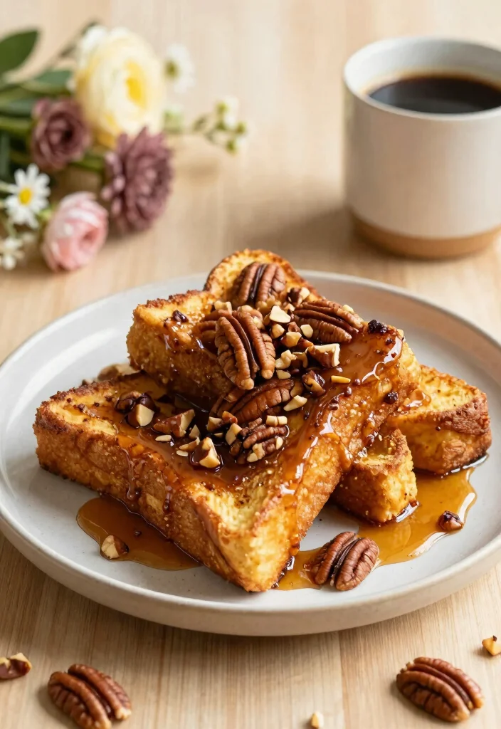 18 French Toast Sticks Recipes Kids and Adults Will Love - 16. Maple Pecan French Toast Sticks 1
