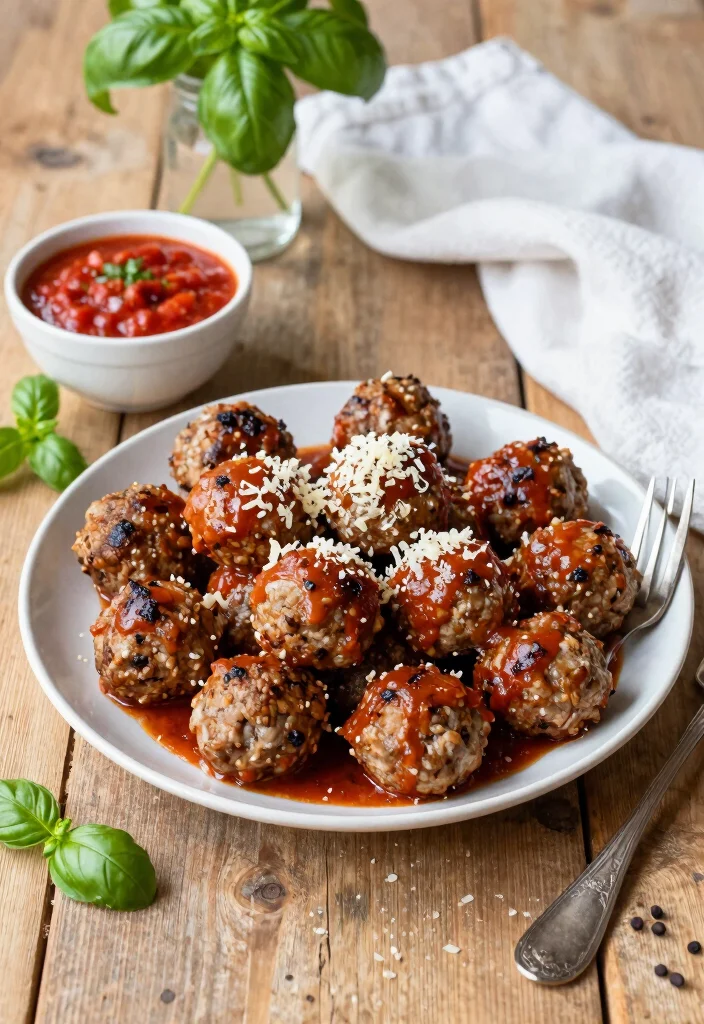 18 Italian Ground Beef Meatball Recipes (Easy & Delicious) - 1. Classic Italian Meatballs 1