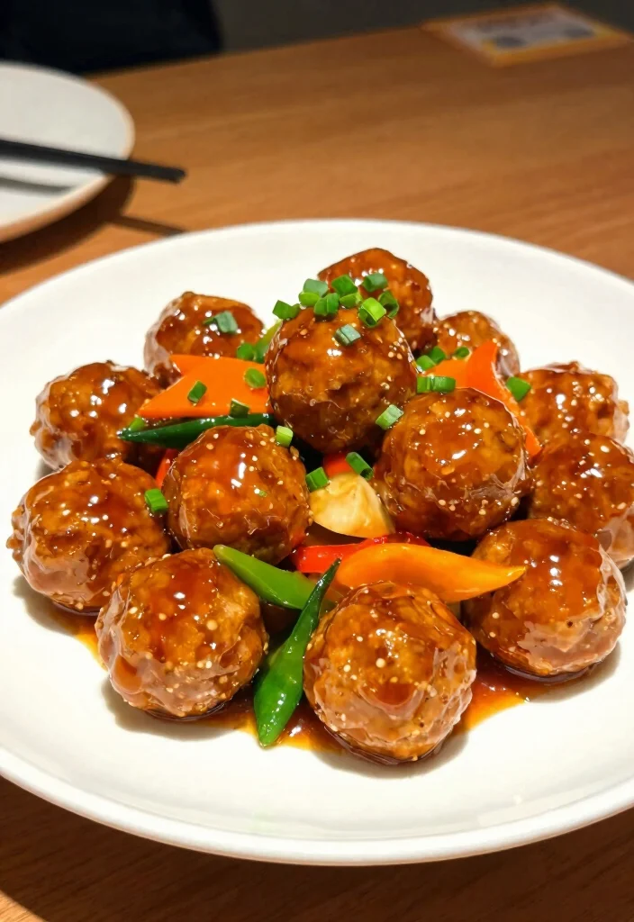 18 Italian Ground Beef Meatball Recipes (Easy & Delicious) - 14. Teriyaki Meatballs 1