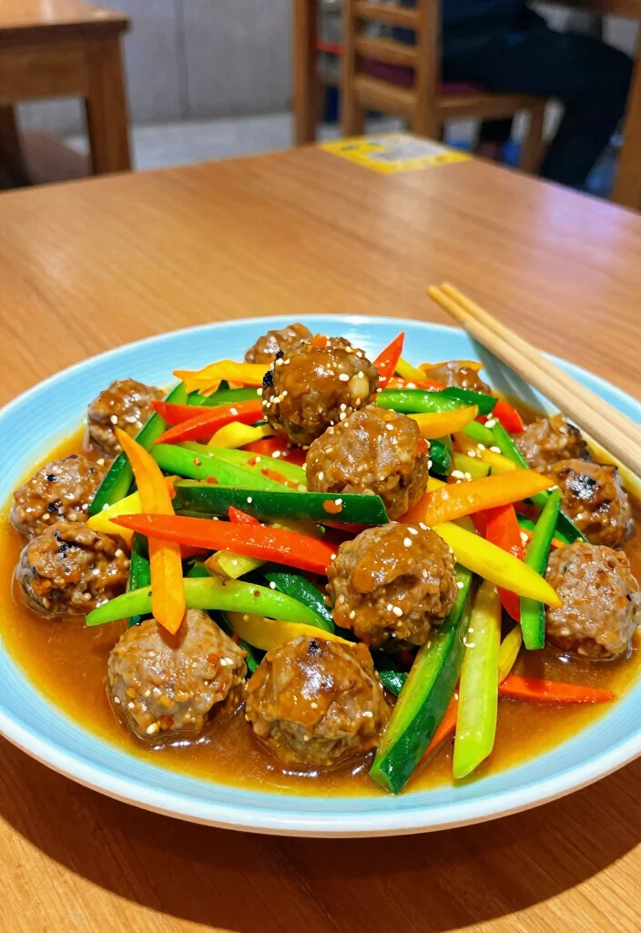 18 Italian Ground Beef Meatball Recipes (Easy & Delicious) - 18. Meatball Stir-Fry 1