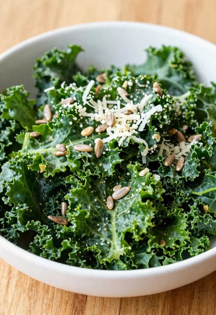 18 Japanese Cabbage Salad Recipes (Crisp & Refreshing) - 12. Kale and Cabbage Salad 1