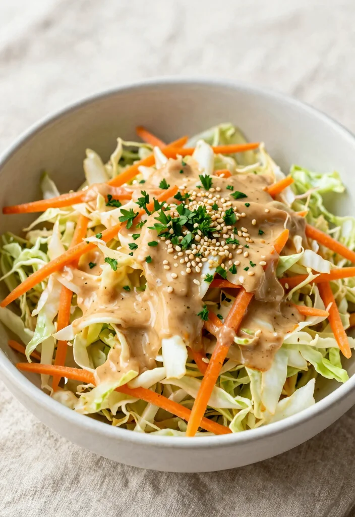 18 Japanese Cabbage Salad Recipes (Crisp & Refreshing) - 3. Miso Cabbage Salad 1