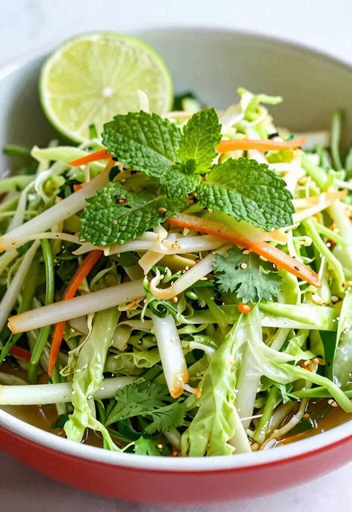 18 Japanese Cabbage Salad Recipes (Crisp & Refreshing) - 9. Thai-Inspired Cabbage Salad 1