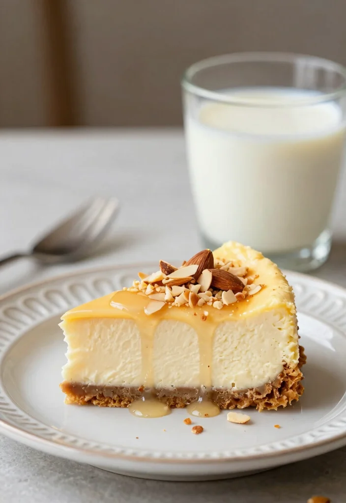 18 Japanese Cotton Cheesecake Recipes (Soft & Jiggly) - 13. Almond Japanese Cotton Cheesecake 1