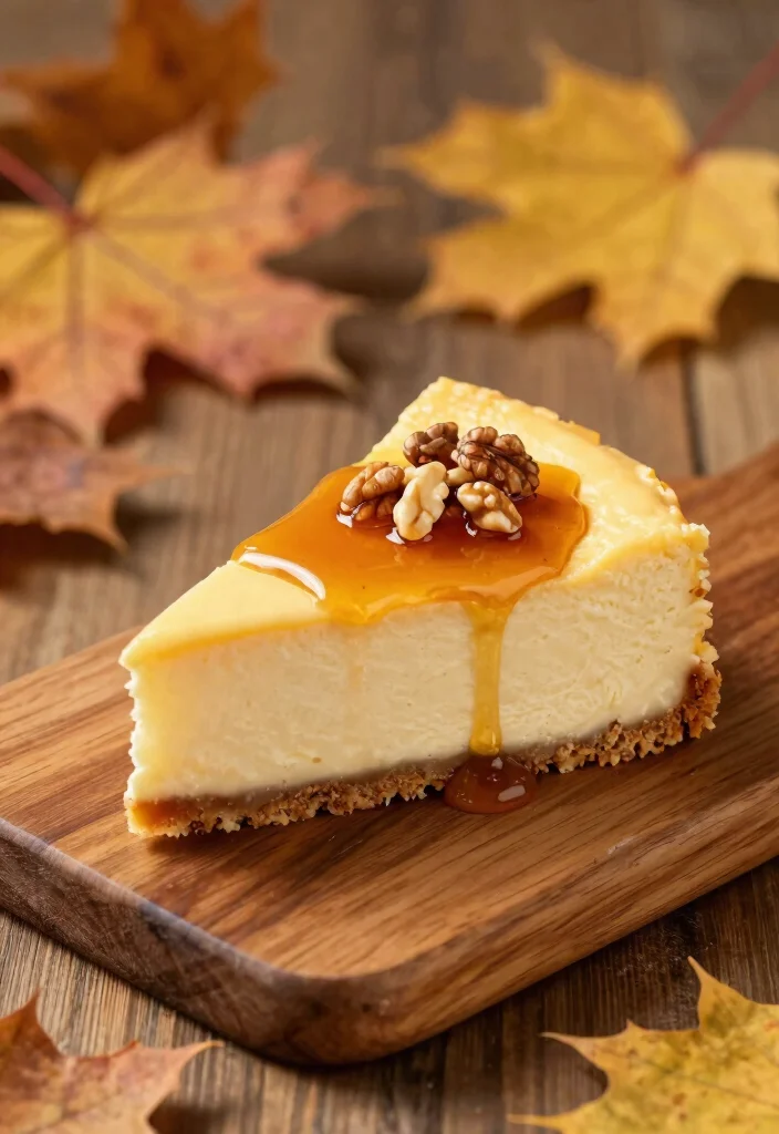 18 Japanese Cotton Cheesecake Recipes (Soft & Jiggly) - 16. Maple Japanese Cotton Cheesecake 1