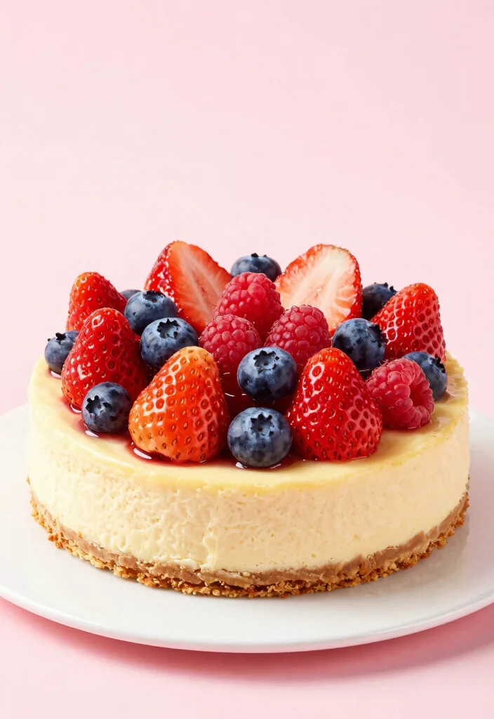 18 Japanese Cotton Cheesecake Recipes (Soft & Jiggly) - 18. Mixed Berry Japanese Cotton Cheesecake 1