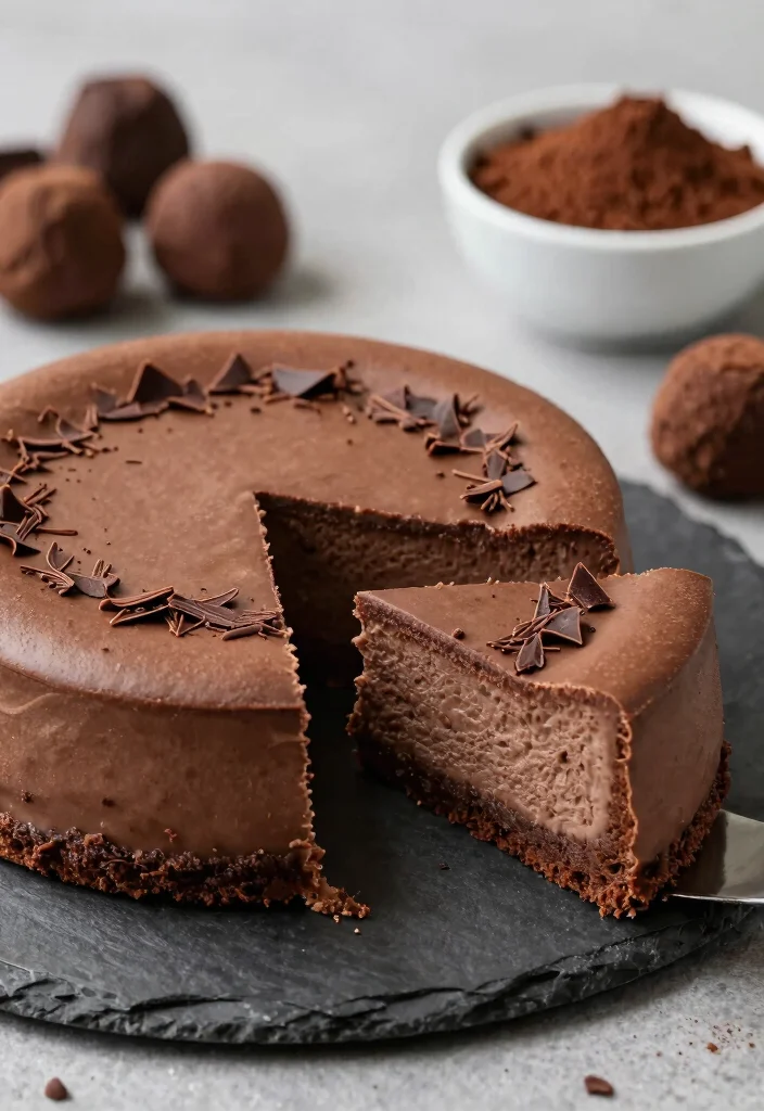 18 Japanese Cotton Cheesecake Recipes (Soft & Jiggly) - 3. Chocolate Japanese Cotton Cheesecake 1