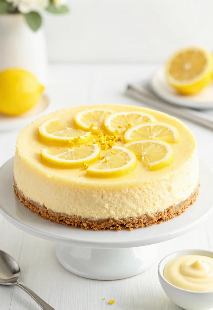 18 Japanese Cotton Cheesecake Recipes (Soft & Jiggly) - 4. Lemon Japanese Cotton Cheesecake 1