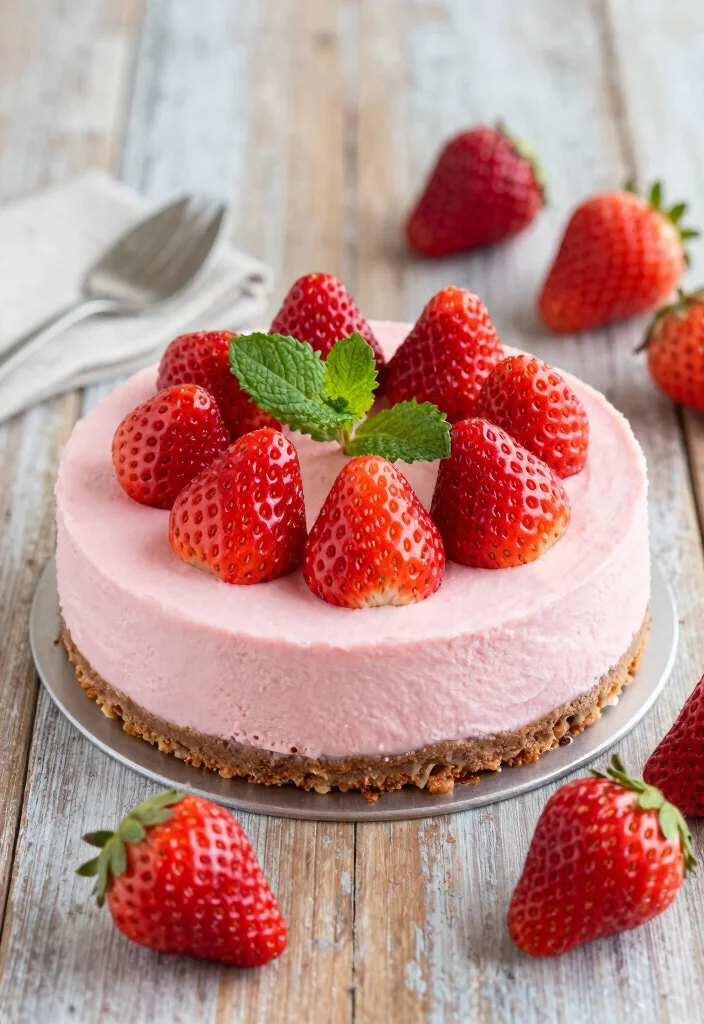 18 Japanese Cotton Cheesecake Recipes (Soft & Jiggly) - 5. Strawberry Japanese Cotton Cheesecake 1