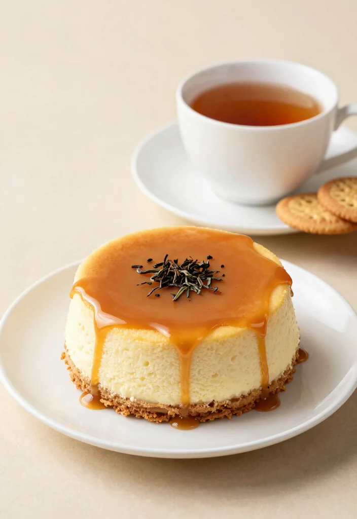 18 Japanese Cotton Cheesecake Recipes (Soft & Jiggly) - 6. Royal Milk Tea Japanese Cotton Cheesecake 1