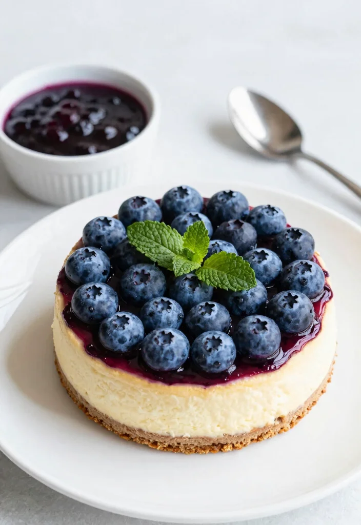 18 Japanese Cotton Cheesecake Recipes (Soft & Jiggly) - 7. Blueberry Japanese Cotton Cheesecake 1