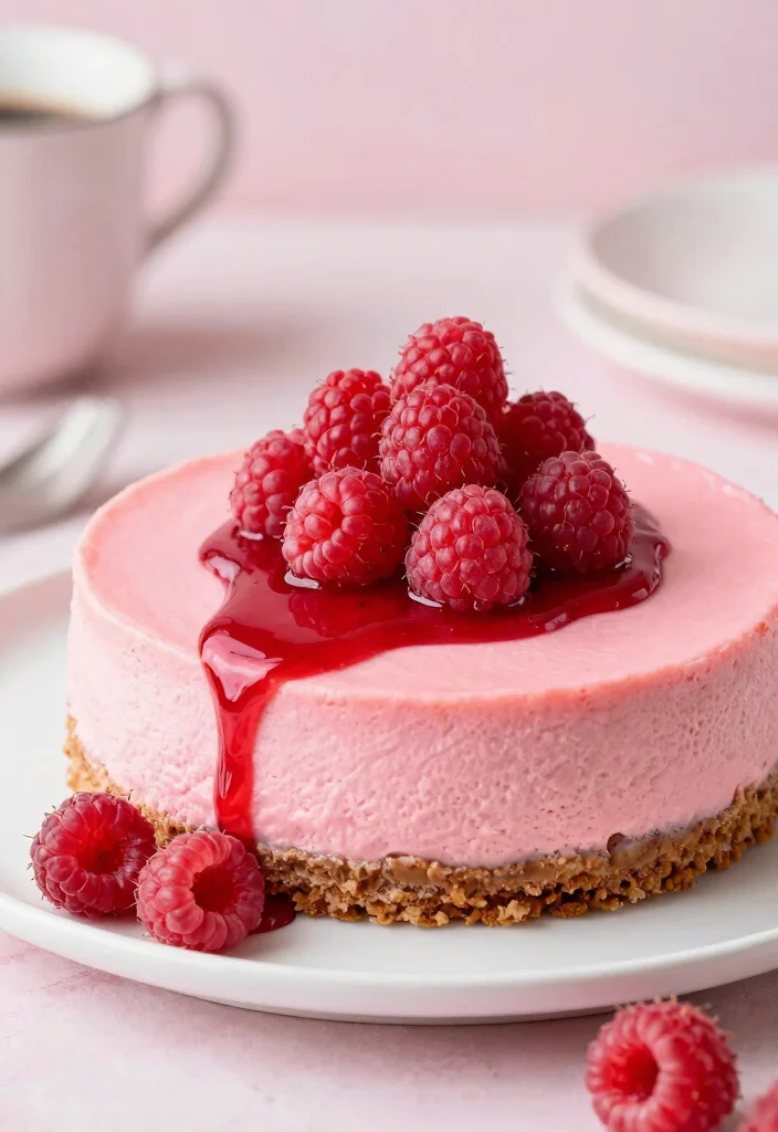 18 Japanese Cotton Cheesecake Recipes (Soft & Jiggly) - 9. Raspberry Japanese Cotton Cheesecake 1