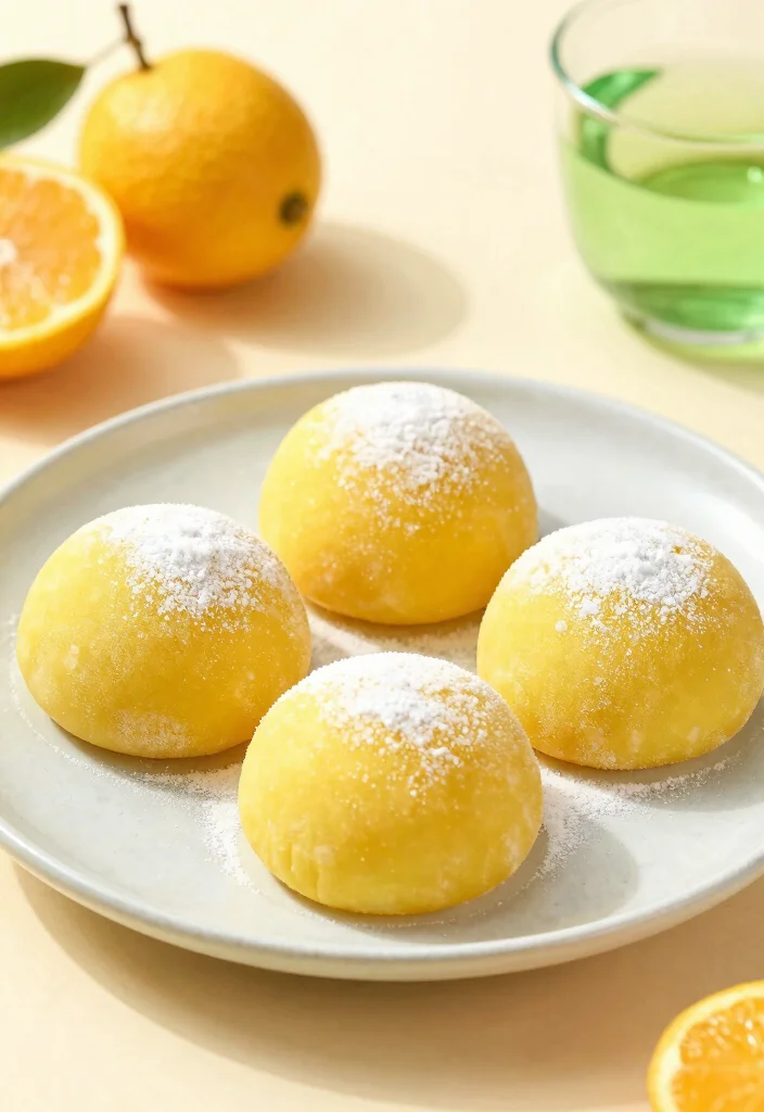 18 Japanese Dessert Recipe Ideas (From Simple to Fancy) - 17. Yuzu Mochi 1