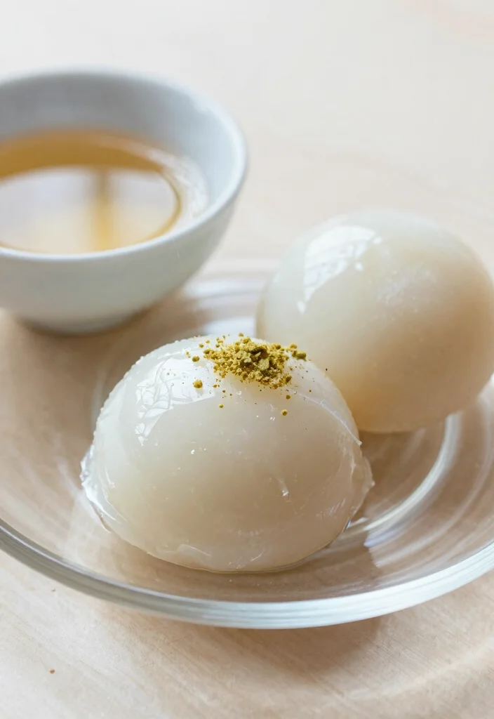 18 Japanese Dessert Recipe Ideas (From Simple to Fancy) - 7. Mizu Shingen Mochi 1