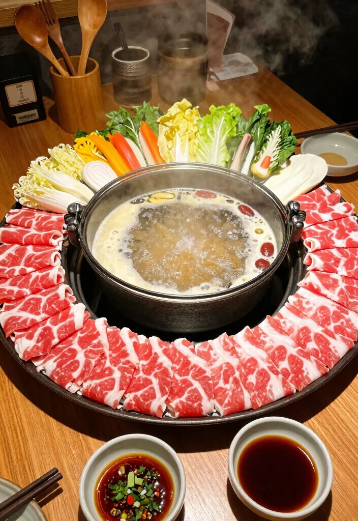 18 Japanese Food Ideas for Dinner: Classic Home Meals - 12. Shabu Shabu: A Fun Hot Pot 1