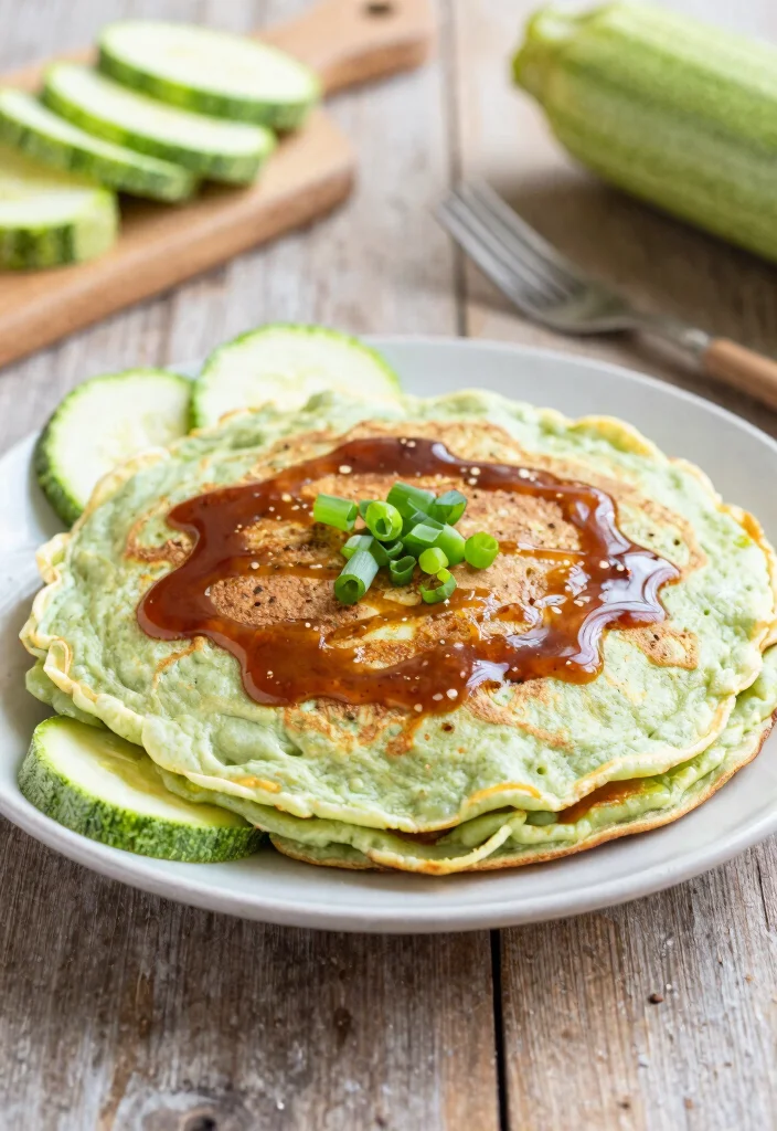 18 Japanese Pancake Okonomiyaki Recipes (Savory Street Food) - 13. Zucchini Okonomiyaki 1