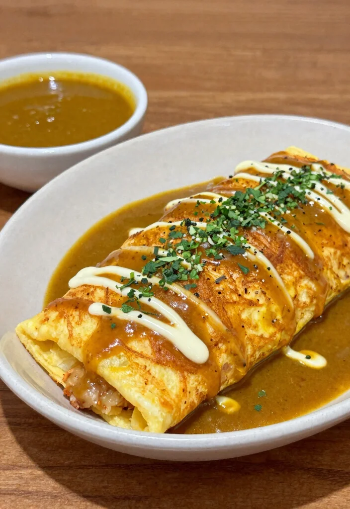 18 Japanese Pancake Okonomiyaki Recipes (Savory Street Food) - 15. Curry Okonomiyaki 1