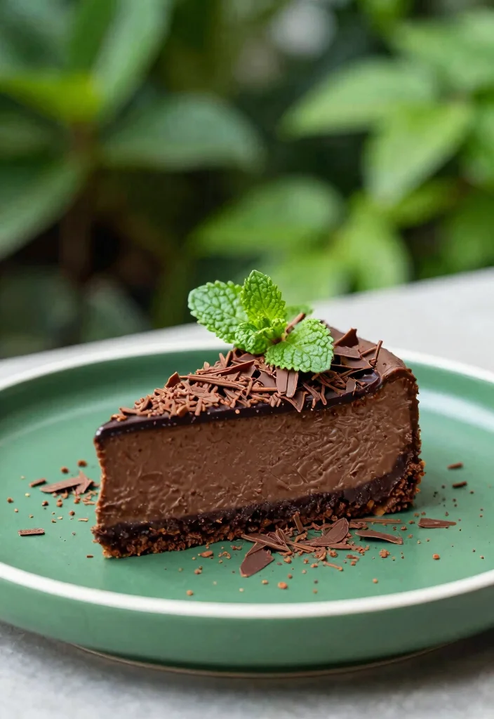 18 Jiggly Japanese Cheesecake Recipes (Bouncy & Light) - 13. Mint Chocolate Japanese Jiggly Cheesecake 1