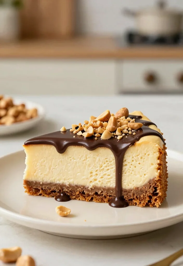 18 Jiggly Japanese Cheesecake Recipes (Bouncy & Light) - 17. Peanut Butter Japanese Jiggly Cheesecake 1