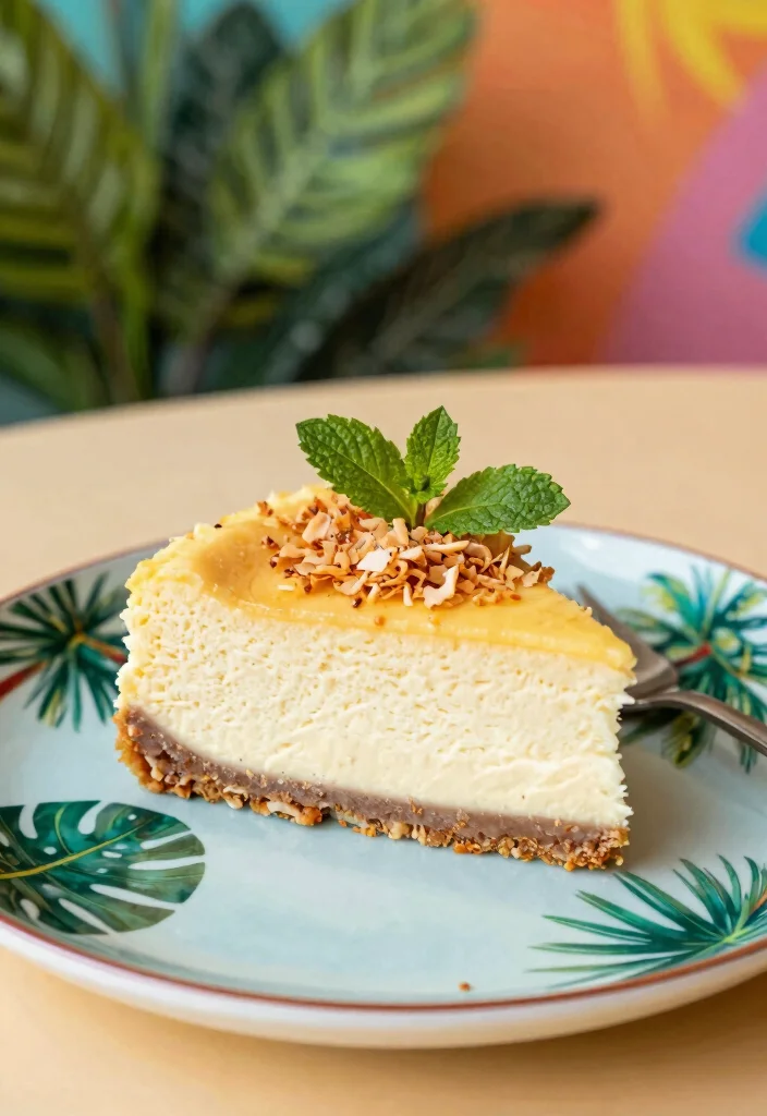 18 Jiggly Japanese Cheesecake Recipes (Bouncy & Light) - 7. Coconut Japanese Jiggly Cheesecake 1