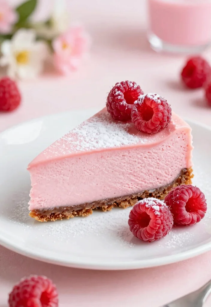 18 Jiggly Japanese Cheesecake Recipes (Bouncy & Light) - 8. Raspberry Japanese Jiggly Cheesecake 1