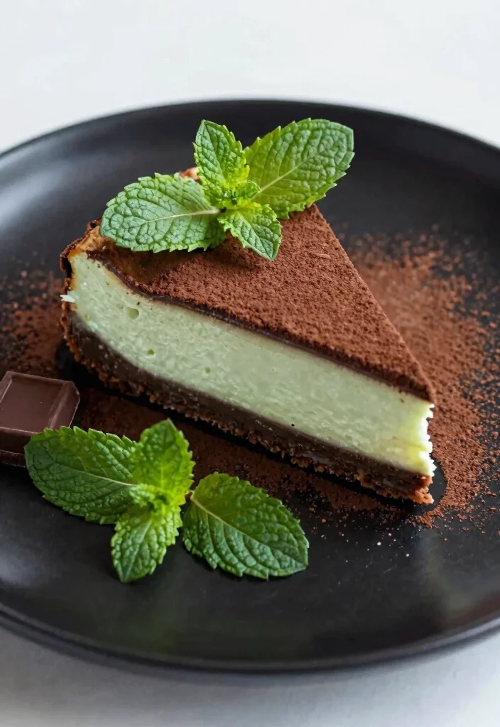 18 Keto Japanese Cheesecake Recipes (Low-Carb & Fluffy) - 12. Chocolate Mint Keto Japanese Cheesecake 1