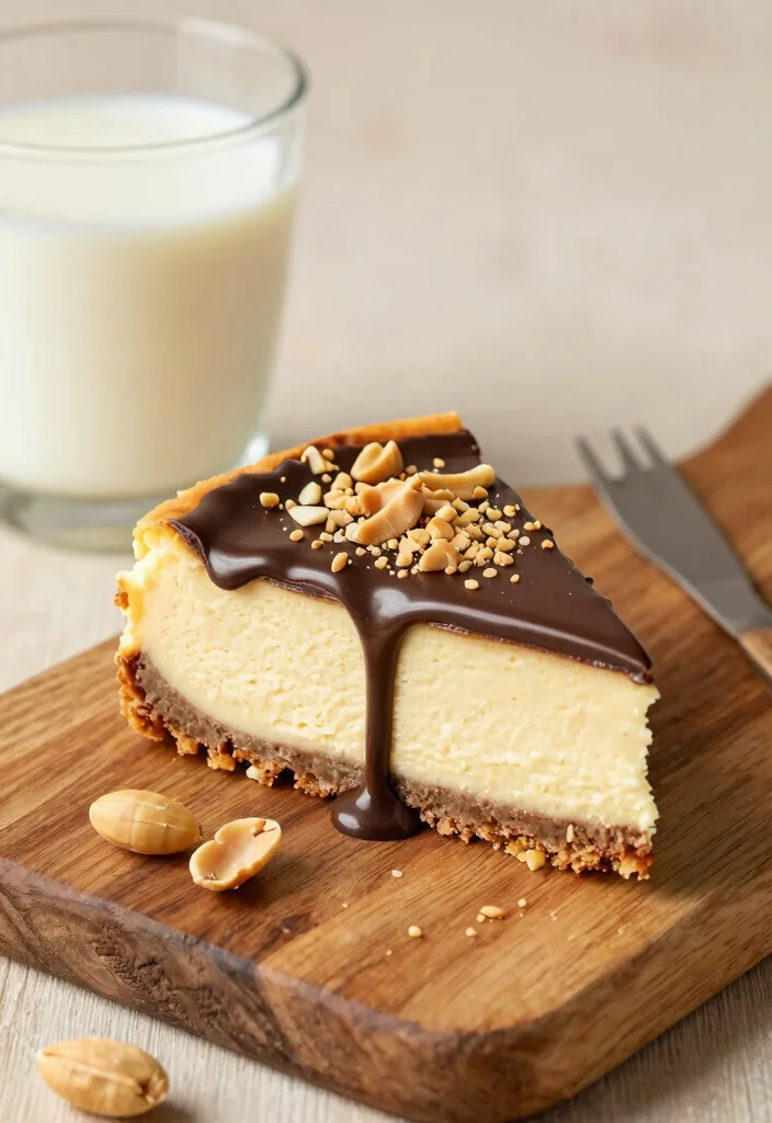 18 Keto Japanese Cheesecake Recipes (Low-Carb & Fluffy) - 9. Peanut Butter Cup Keto Japanese Cheesecake 1