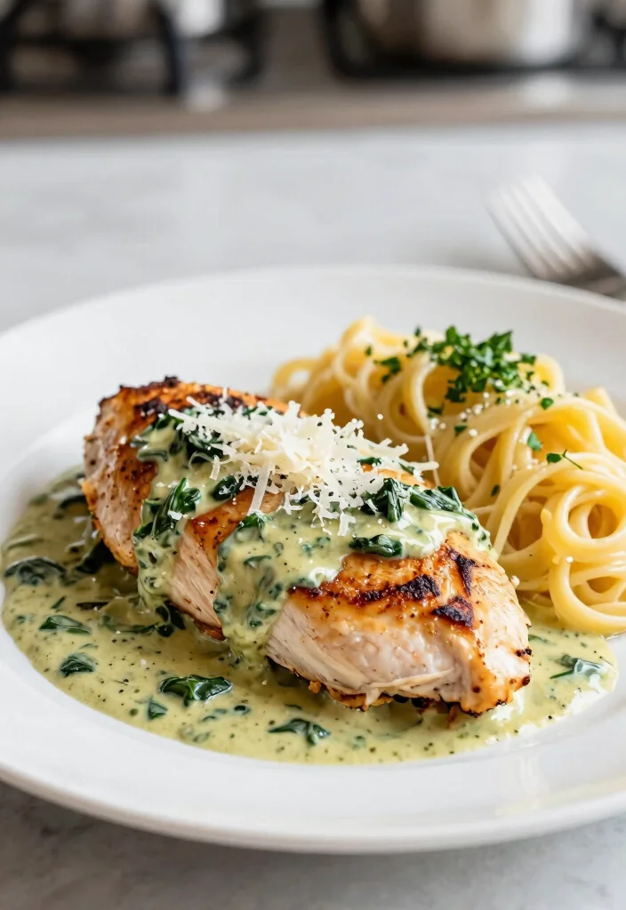 19 Best Italian Chicken Breast Recipes (Easy Weeknight Dinners) - 15. Chicken Florentine 1