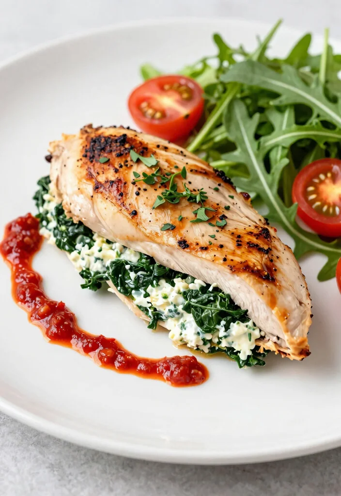 19 Best Italian Chicken Breast Recipes (Easy Weeknight Dinners) - 9. Spinach and Ricotta Stuffed Chicken 1