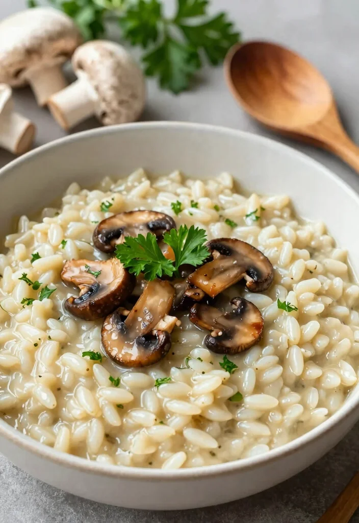19 Delicious Dairy-Free Italian Recipes (No Cheese!) - 5. Vegan Mushroom Risotto 1