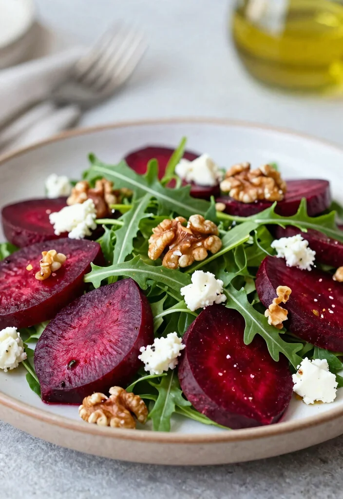 19 Delicious Italian Recipes Without Pasta - 15. Italian Roasted Beet Salad 1