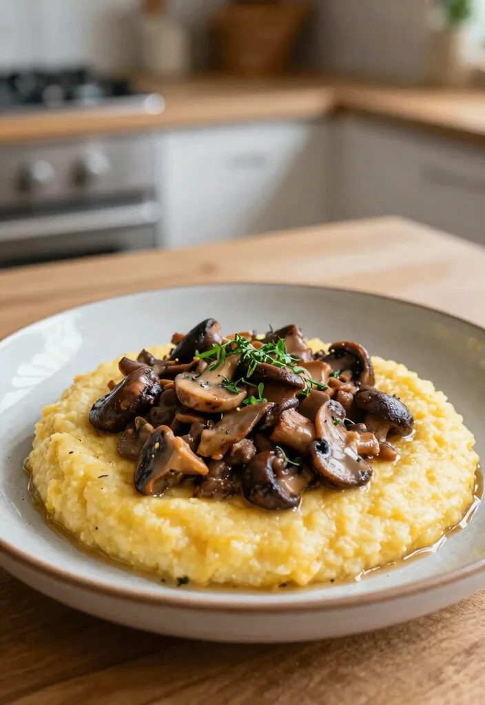 19 Delicious Italian Recipes Without Pasta - 7. Polenta with Mushroom Ragu 1