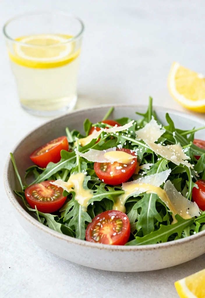 19 Delicious Italian Recipes Without Pasta - 8. Arugula Salad with Lemon Vinaigrette 1