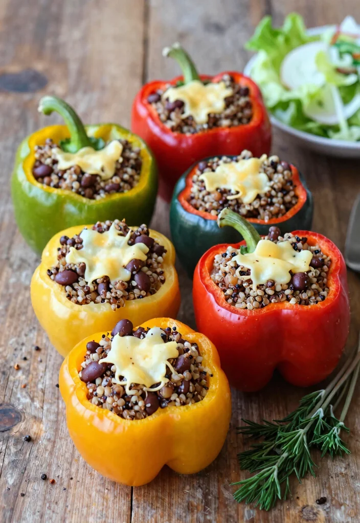 19 Easy Instant Pot Italian Recipes (Quick Weeknight Dinners) - 18. Instant Pot Italian Stuffed Peppers 1