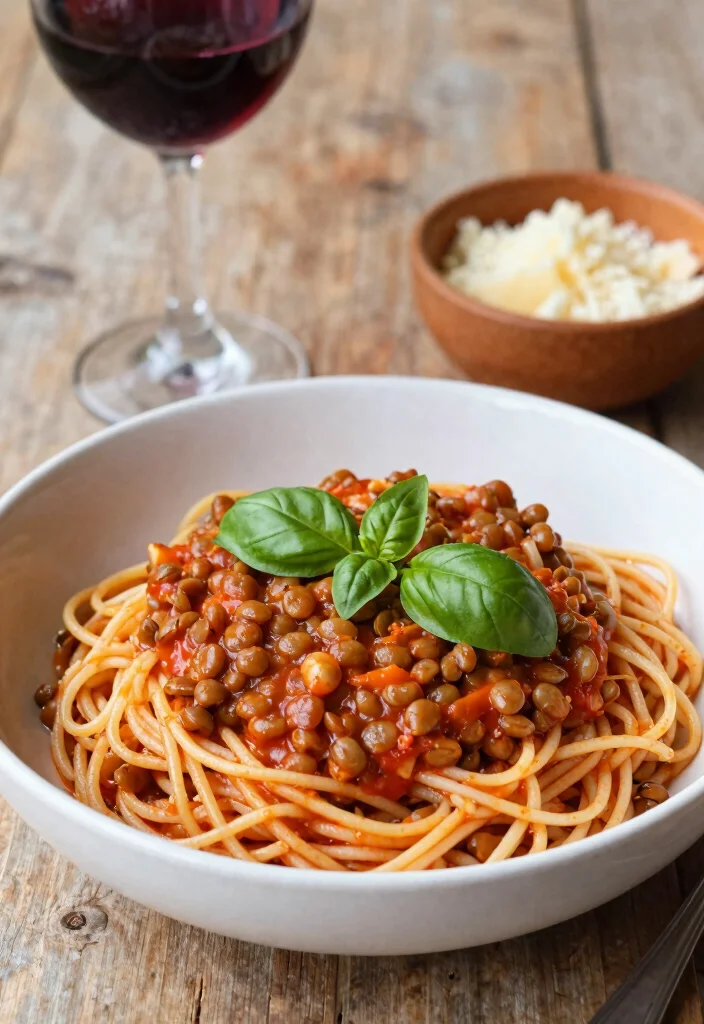 19 Easy Instant Pot Italian Recipes (Quick Weeknight Dinners) - 3. Instant Pot Lentil Bolognese 1