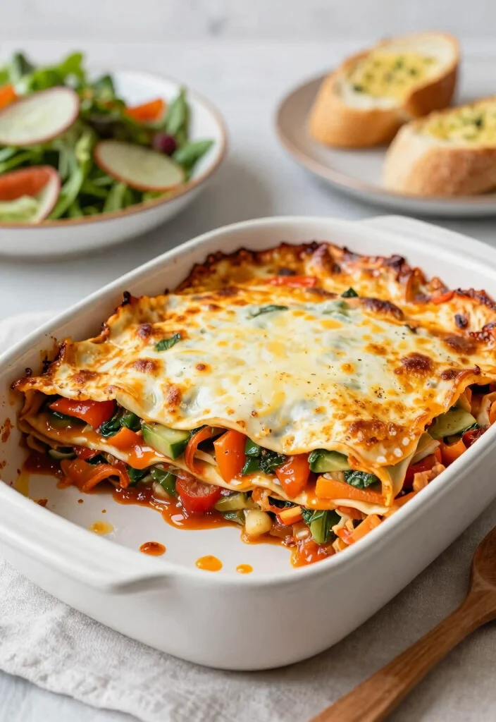 19 Easy Instant Pot Italian Recipes (Quick Weeknight Dinners) - 4. Instant Pot Vegetable Lasagna 1