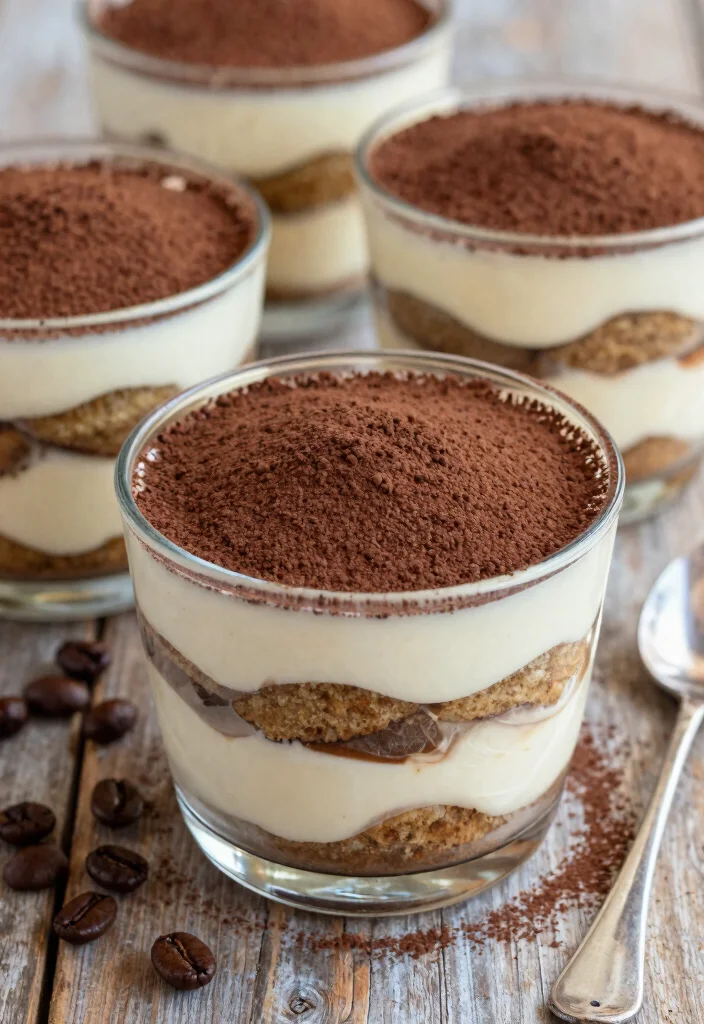 19 Easy Italian Dessert Recipes (No Baking Required) - 1. Tiramisu Cups 1