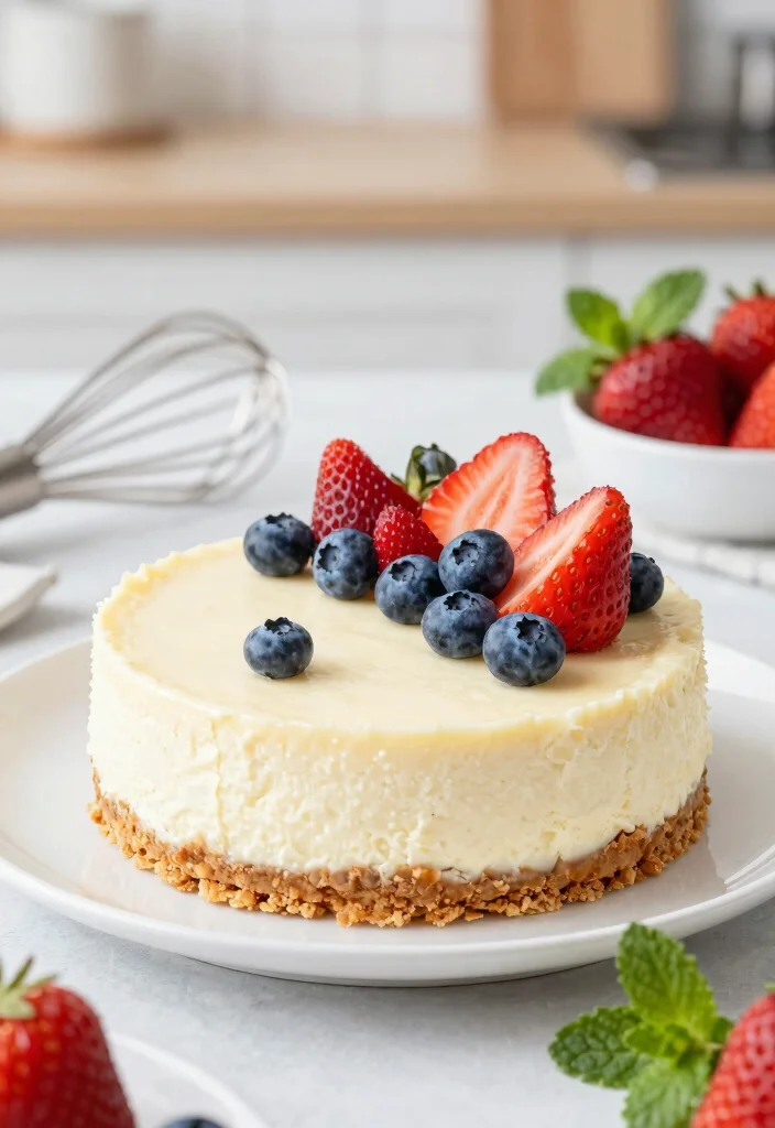 19 Easy Italian Dessert Recipes (No Baking Required) - 2. No-Bake Cheesecake 1