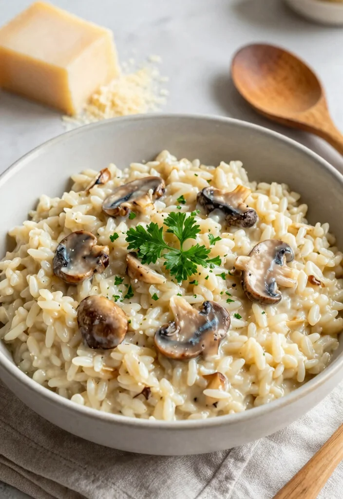 19 Easy Italian Sausage Dinner Recipes (Weeknight Winners) - 11. Italian Sausage and Mushroom Risotto 1