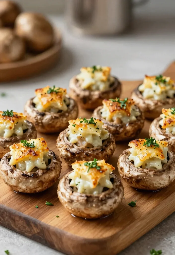 19 Easy Recipes Using Frozen Italian Meatballs - 18. Meatball Stuffed Mushrooms 1
