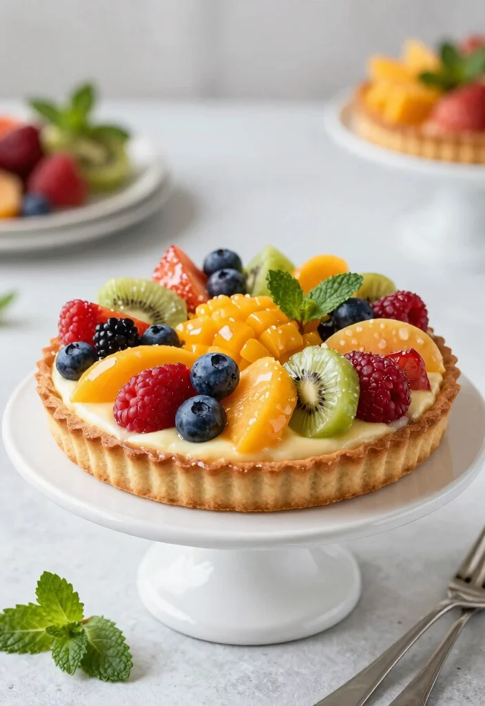 19 French Dinner Party Recipes and Menu Ideas for Entertaining - 14. Tarte aux Fruits: Fresh Fruit Tart 1
